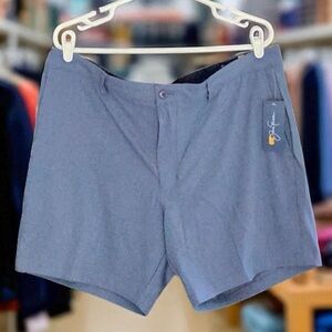 Jack Nicklaus New Moisture Wicking Sun Protection 7” Shorts Stretch Blue Size 38